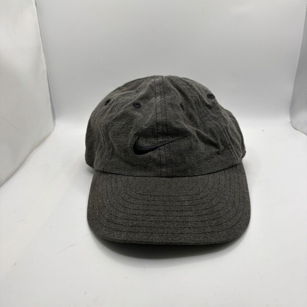Nike ACG Hat Cap Gray Mens L/XL Buckle Back Zip Vintage Activewear F5-02-05-WDI